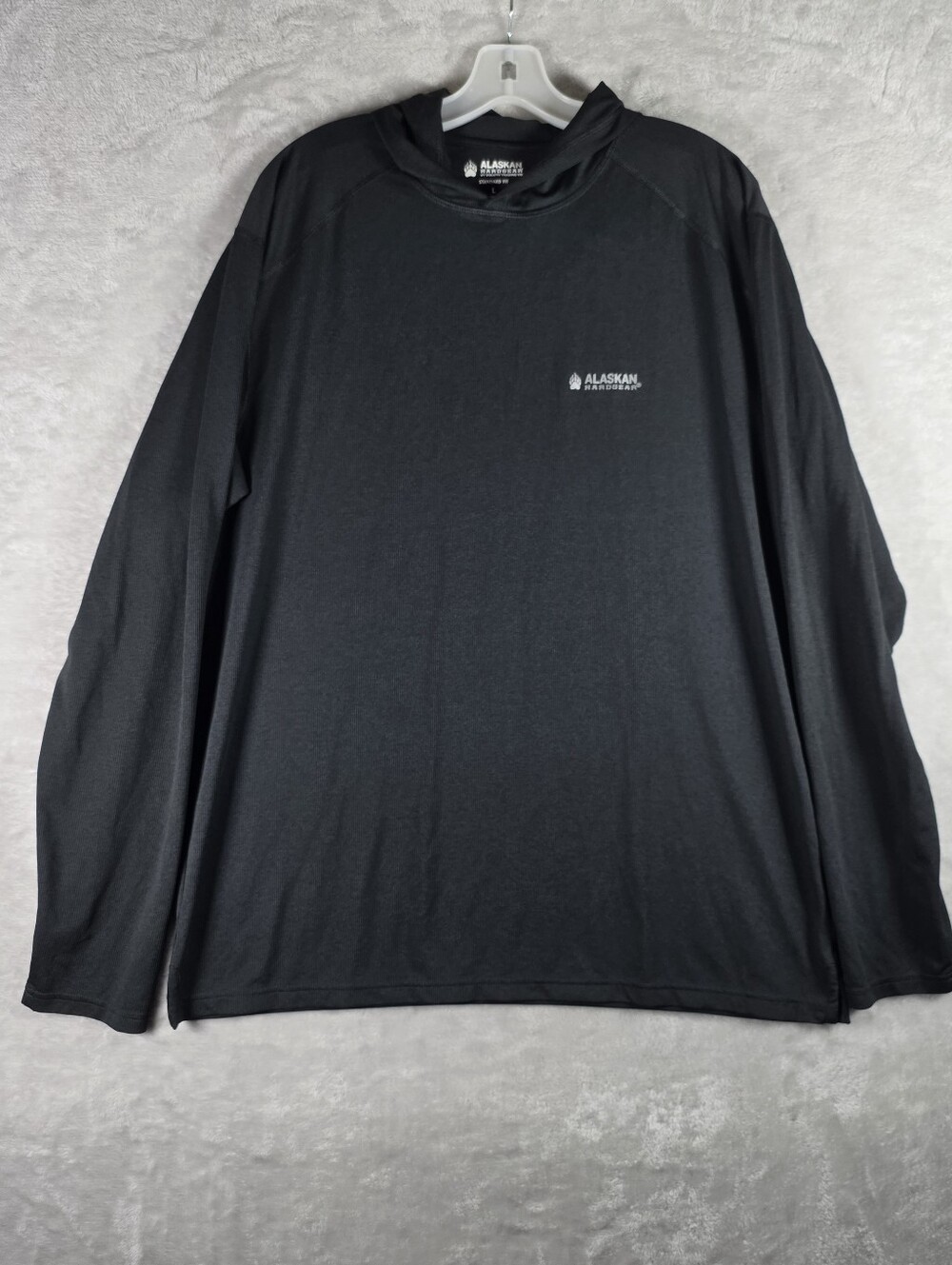 Alaskan Hardgear Hoodie Shirt Mens Size Large Standard Fit Sun-Dry Black Duluth